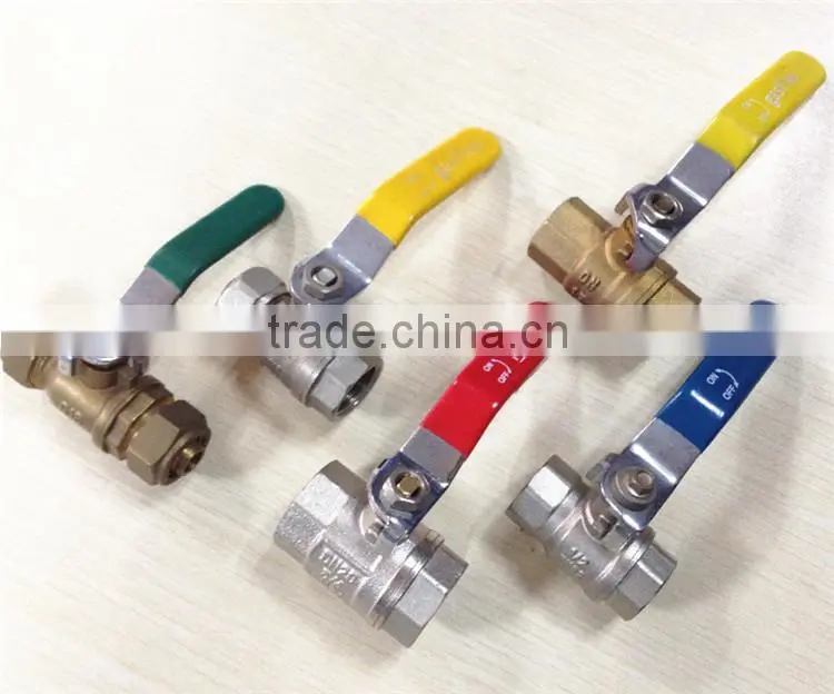 GAS WATER Heater System PN20 3/4" female ball valve with multi color limit switch