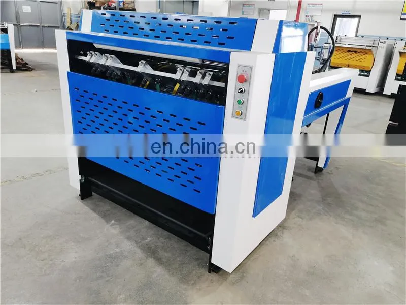 BG1000A Automatic MDF Grey Board cardboard Rigid Box V slot Grooving notching Machine