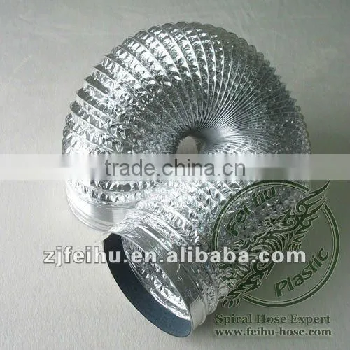 high quality ventilation system aluminium foil vent hose from factory