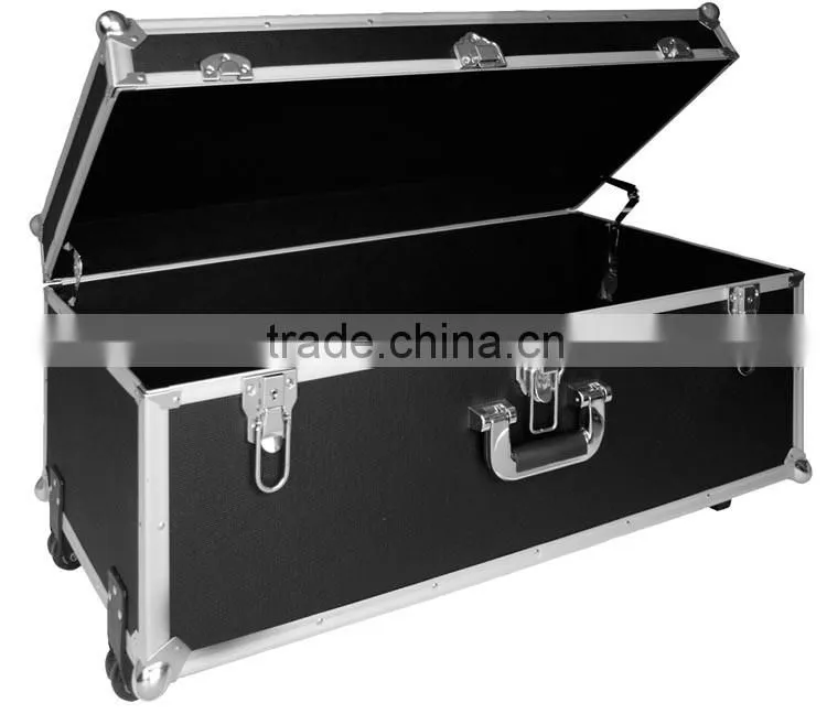 14 x 30 x 16 Inches Locking Extra-Large Storage Chest with Wheels,rolling aluminum dj flight case,tool box flight case
