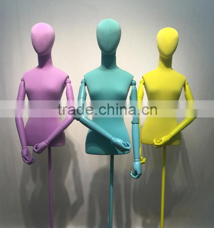 upper body female mannequin torso