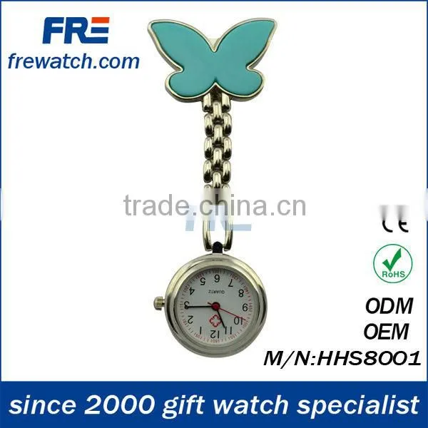 high quality nurse and doctor watch butterfly nurse watch (HHS8001)