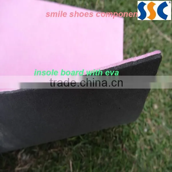 Eco-friendly fiber insole board laminated eva insole