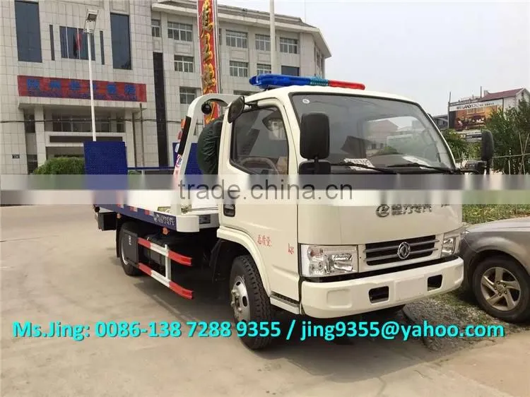2016 New Euro IV Mini china tow truck, 4200*2300 mm platform tow trucks sale in Chile