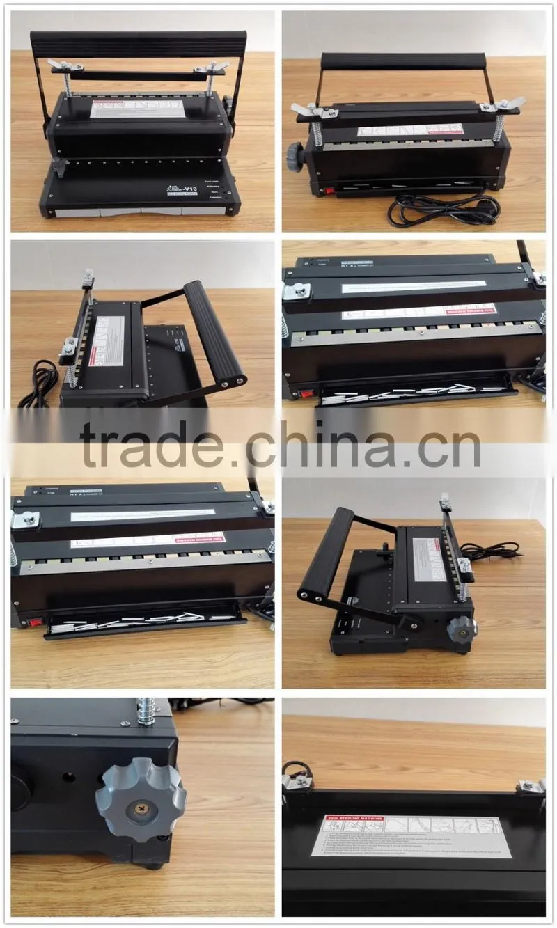 10/11/12 Pins Velo Binding Machine