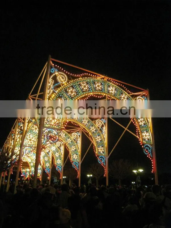 outdoor arch decoration light
