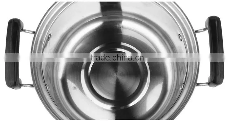 10PCS New Stylish Nice Shape Good Quality Competitive Price Stainless Steel Big Pot Stock Pot Soup Pot