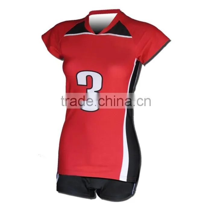Latest style Custom Made Sublimation Fashion Promotional Volleyball uniforms