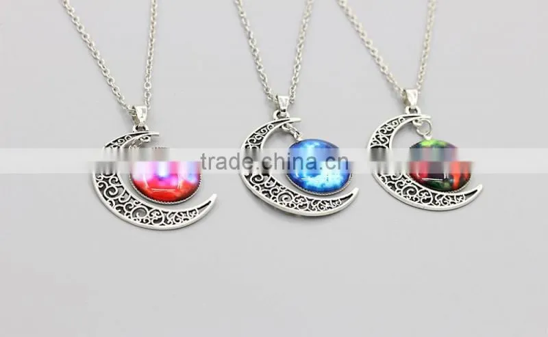 Factory wholesale sky Moon time necklace star cross jewelry