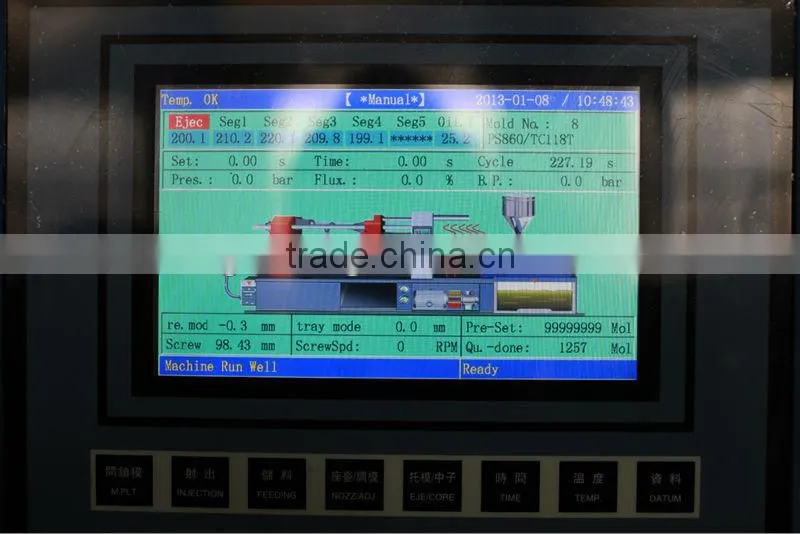1-50L bucket injection molding machine