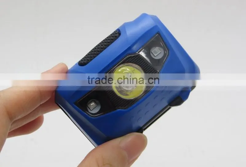 AAA Battery Car Headlamp LED Portable Blue Headlight