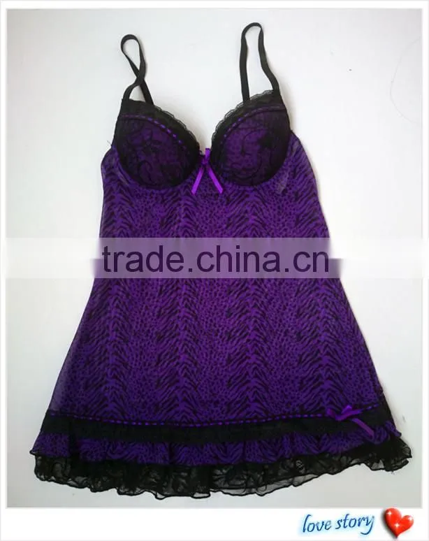 Sexy Animal Printed Lingerie, Lace Lingerie