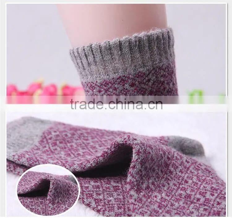 Fashion Winter Rabbit Wool Ladies Cute Socks Women Socks