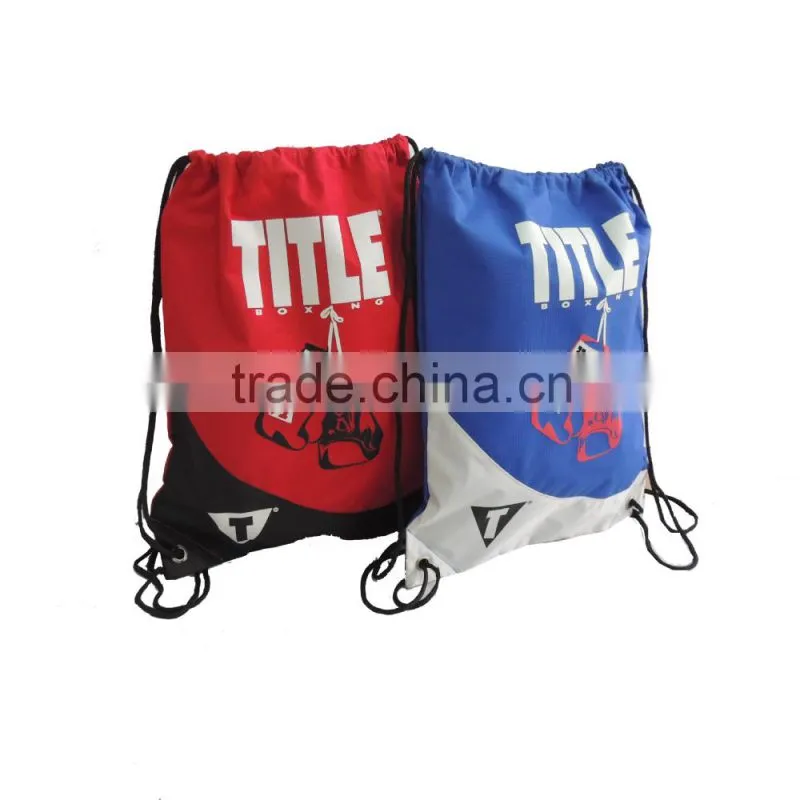 custom your logo promotional ripstop drawstring backpack