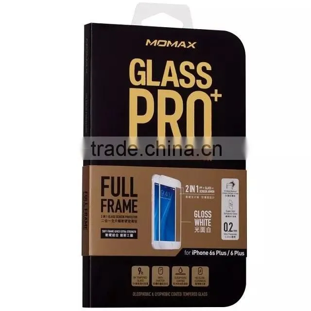 MOMAX Anti-Scratch 2 in 1 Tempered Glass Full Screen Protector For iPhone 6plus/6s plus 5.5 MT-5052