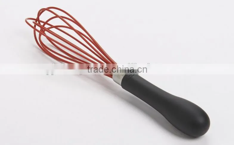 Hot sale FDA and LFGB silicone whisk Silicone Kitchen Utensils for Blending, Whisking, Beating & Stirring