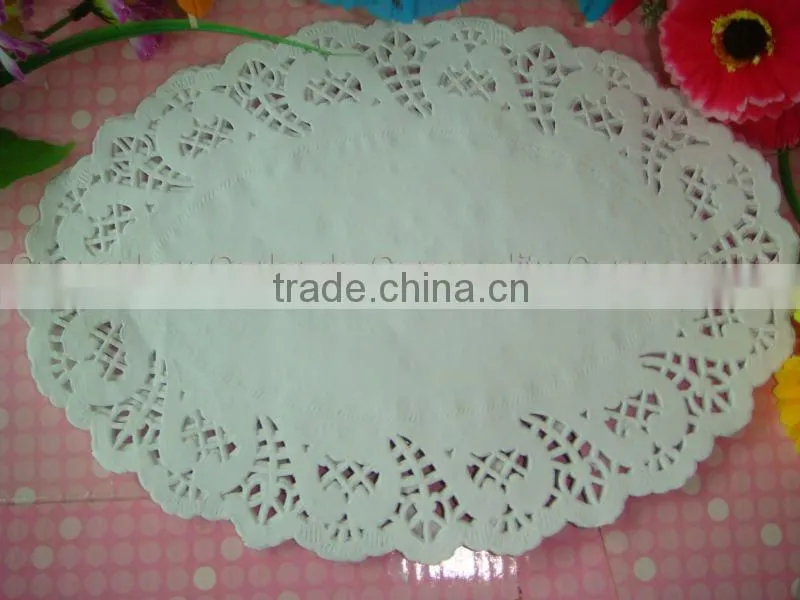Wholesale Romantic Embossed Paper Cake Doilies 10 inch (400pcs)