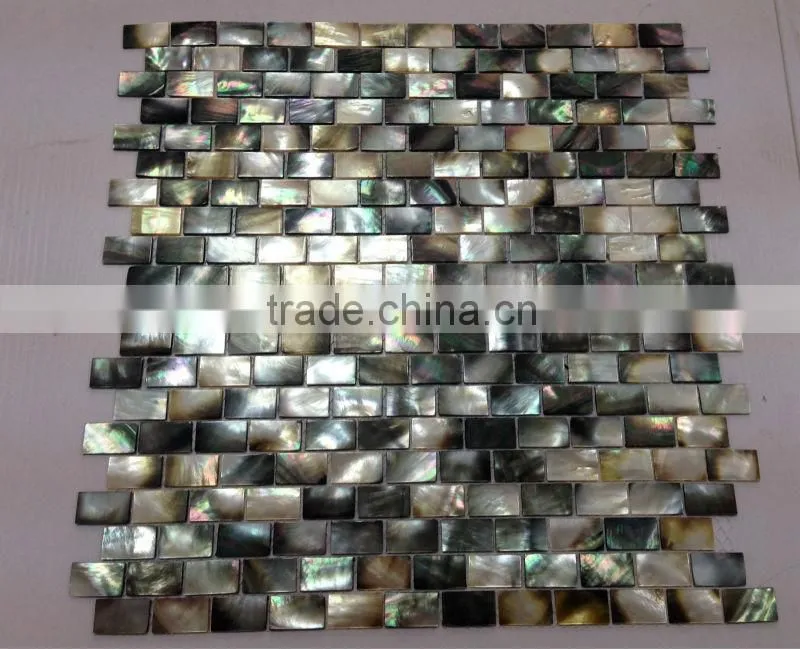 12"x12" black lip mother of pearl shell Mosaic Brick