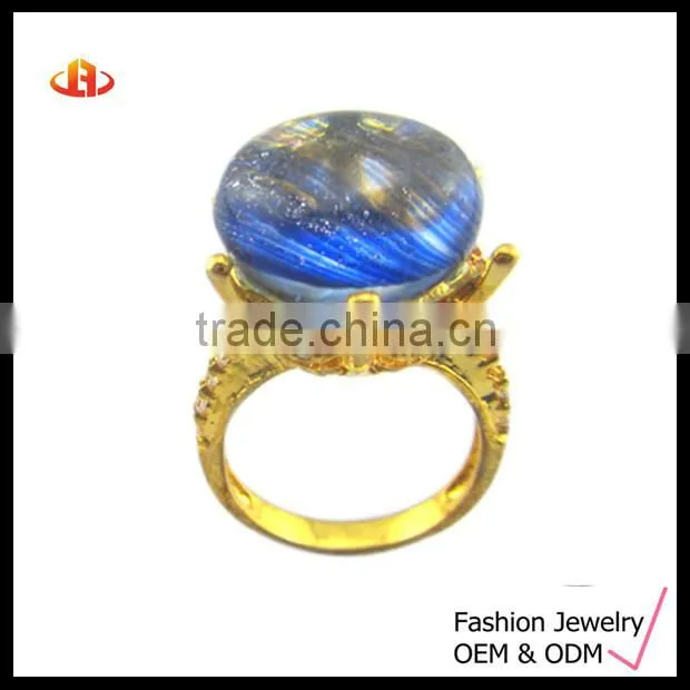 Shining Silver Gemstone Ring For Women