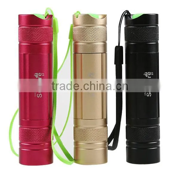 3w mini rechargeable waterproof camping led keychain flashlight