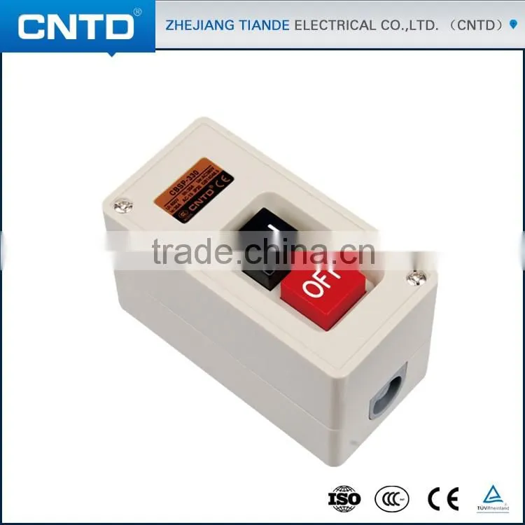 CNTD Selling CBSN Series Power Push Botton Switch (Control Box,Electrical Switch Box) CBSP-330