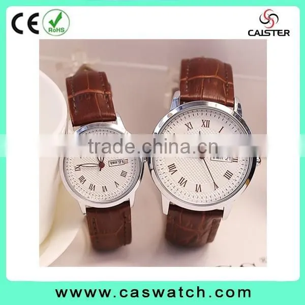 Classic roman numerals couple watch, luxury quality japan movement watch, water resistant stainless steel back watch on Alibaba