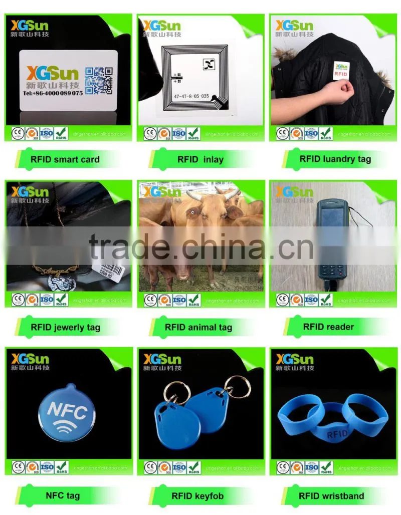 Hot Sell 860MHz~960MHz Printable RFID Price Tag for Library Management