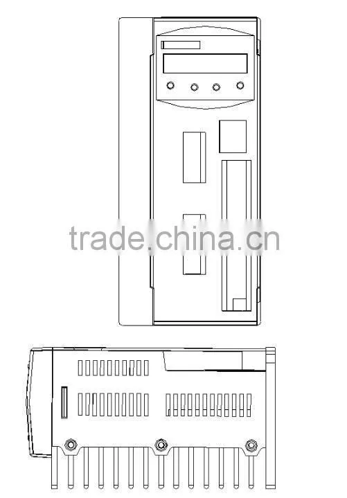 Ac servo motor drive can match with many brand motors
