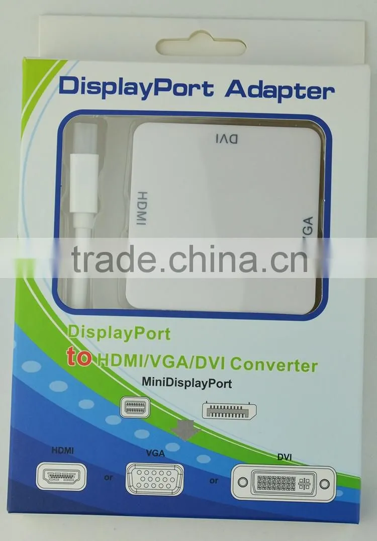 Wholesale alibaba mini dp to hdmi vga dvi converter with high speed data transmission