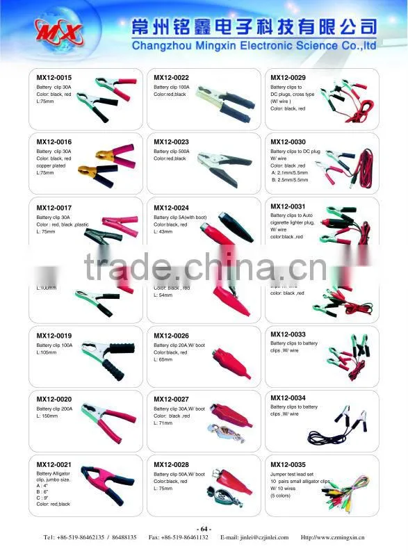 Wholesale long alligator hair clips