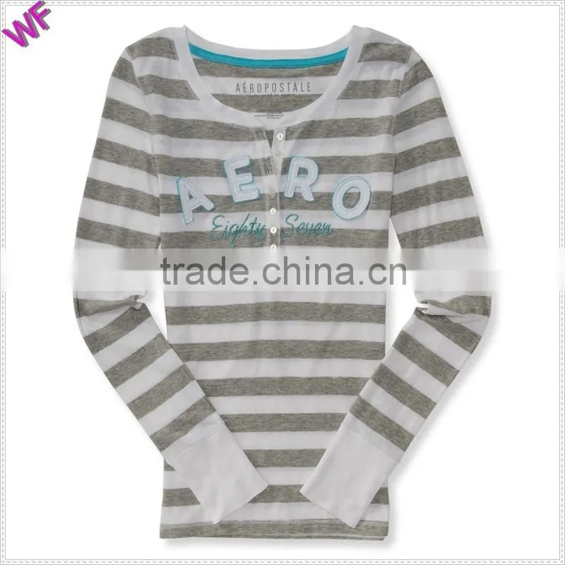 Custom Womens casually Broken Hole Cool Crop Tee