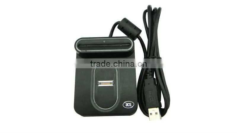 AET65 MCU Smart Card Reader and Writer with Fingerprint Sensor and SAM slot RFID Biotechnology for Access Control Secure Payment
