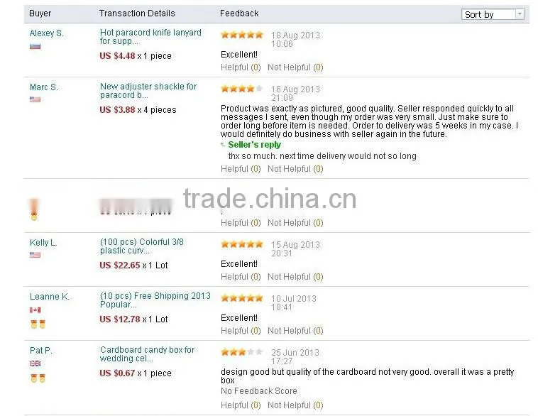Hot sale! High quality stainless steel buckle for paracord bracelet