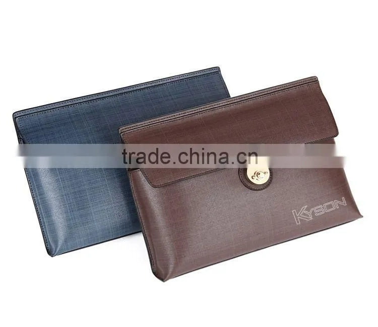 Mens Pure Leather Branded Wallet Luxury Clutch Bag For Men