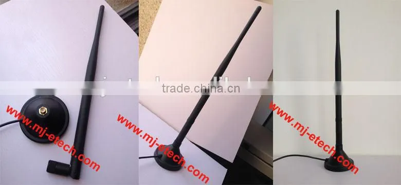 2.4ghz 7 dbi wifi booster antenna for wireless lan card + magnetic