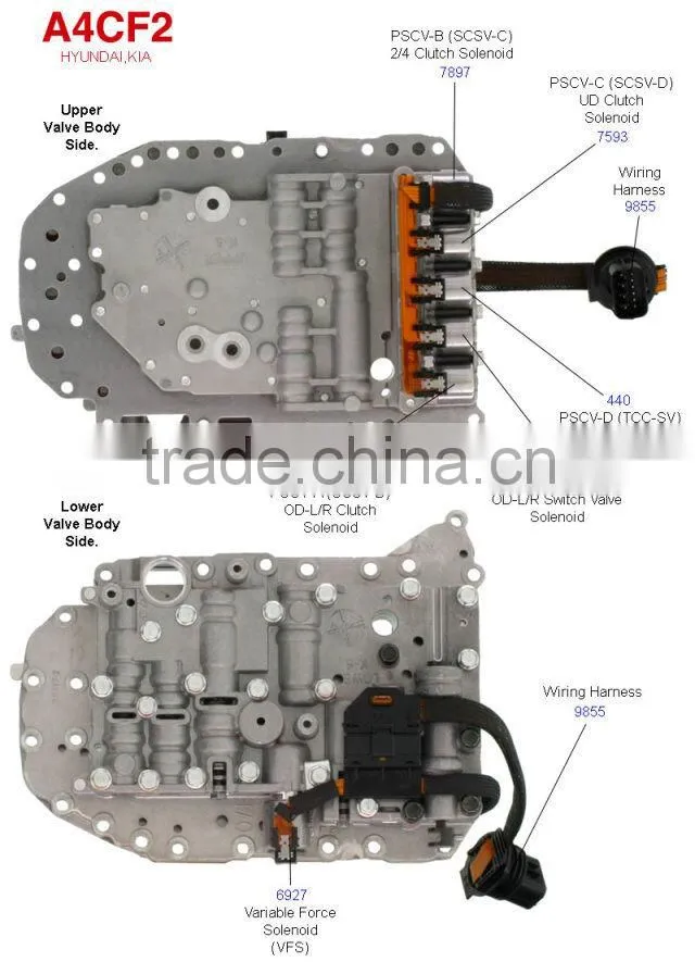 ATX A4CF2 Automatic Transmission Valve Body Gearbox automotive part valvebody