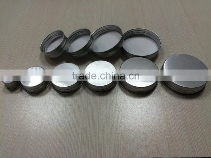 different mouth dimension aluminum screw caps