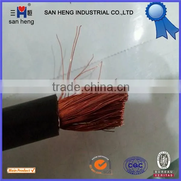 Rubber Sheathed Copper Black Welding Cable