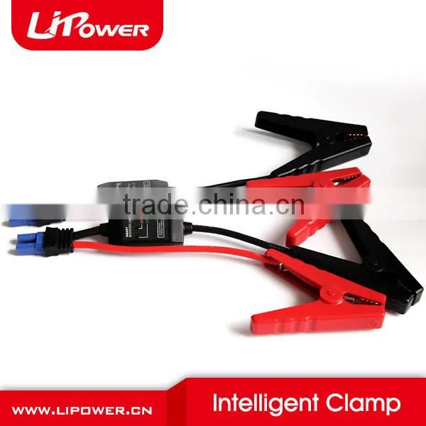 600A peak current universal 12V car battery jump starter smart booster cable