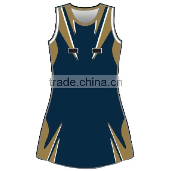 Green color beautiful netball dress for school team