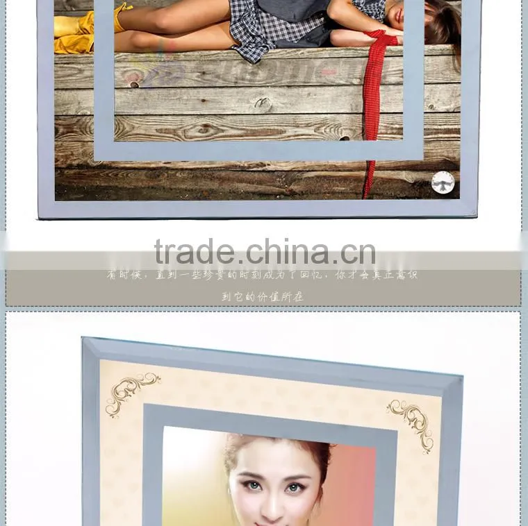 Sunmeta factory supply blank sublimation glass, heat press glass photo frame