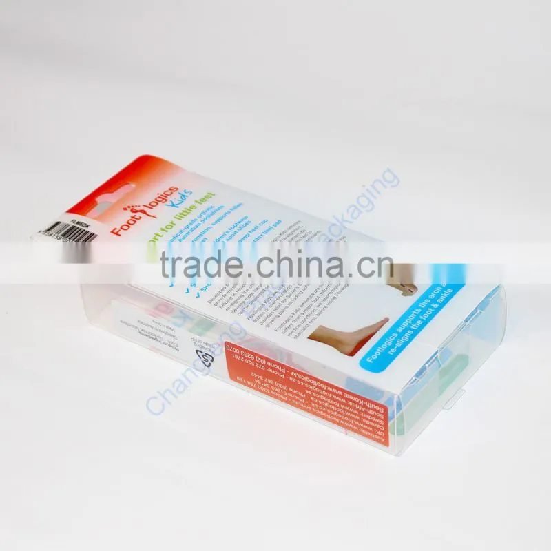 Offset Printing PP Plastic Packaging Box for Insole Packaging