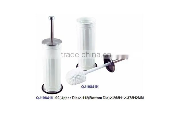 Toilet Brush Holder with plastic brush(white)
