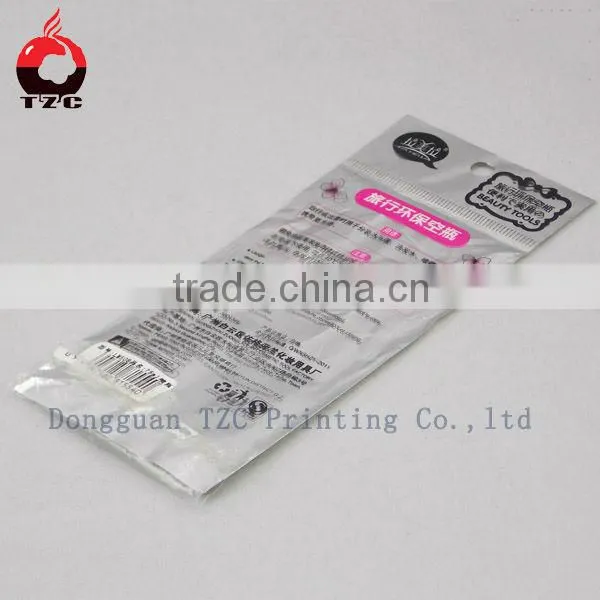 OPP aluminum foil bag for beauty tools