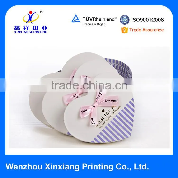 Low Price Wholesale Heart Shape Gift Boxes Paper Candy Box
