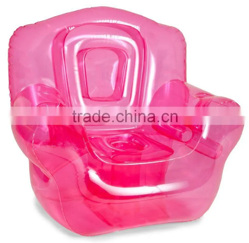 Popular Transparent Inflatable Corner Chair Air Sofa Inflatable Couch for Sale