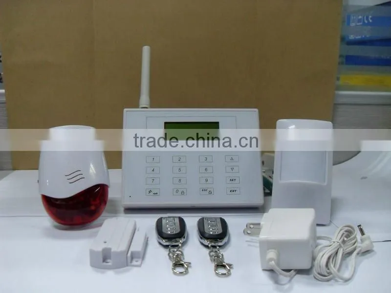 New and hot in security market Touch keypad home security system wireless PSTN based GS-T06