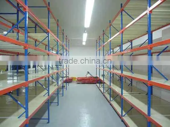 Longspan shelving for warehouse storage