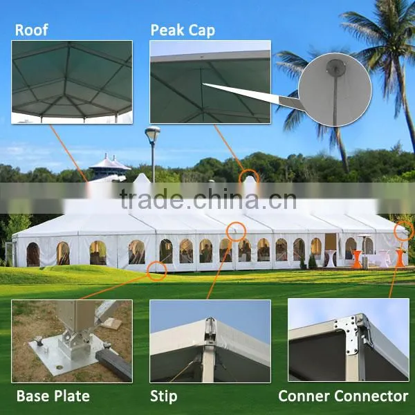 well decorated outdoor party tent