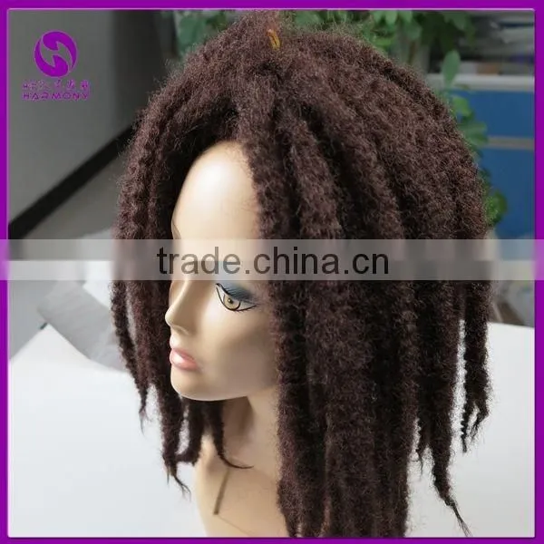 Wholesale 7Colors Optionals 20" Long Two Tone Ombre Afro Twist Kinky Curl Marley Hair Braid Extensions